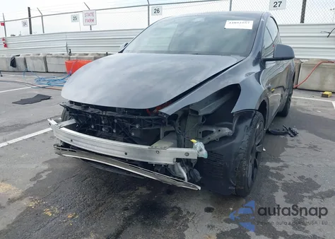 2022 Tesla Model Y Long Range Dual Motor All-Wheel Drive из США, поврежденный, VIN 7SAYGDEE1NF436944